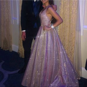 2019 SHERRI HILL STYLE 52364 PINK BALLGOWN